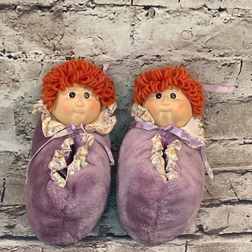 1984 cabbage patch kids slippers